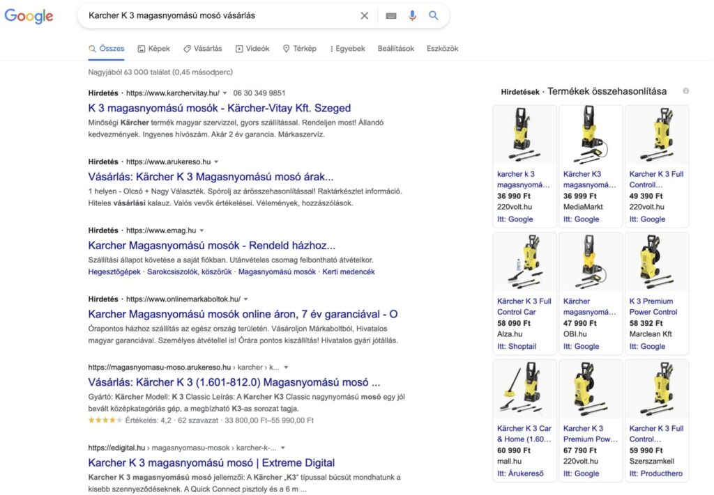 Karcher magasnyomású mosó