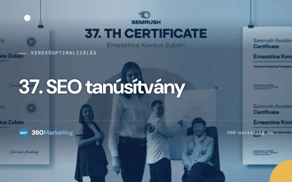 SEO tanúsítvány