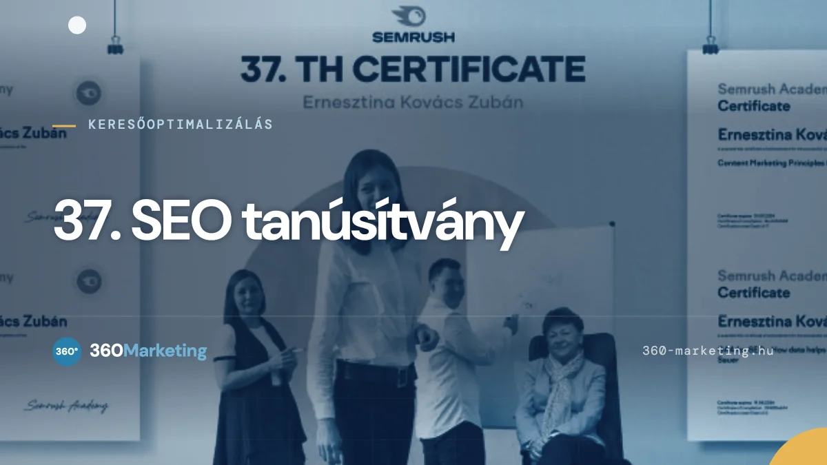 SEO tanúsítvány