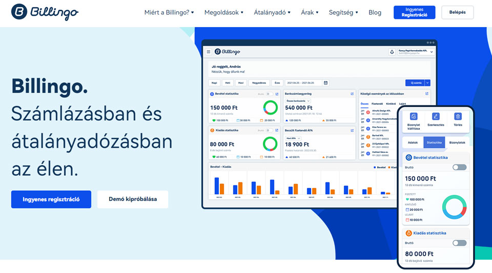 Billingo online számlázás
