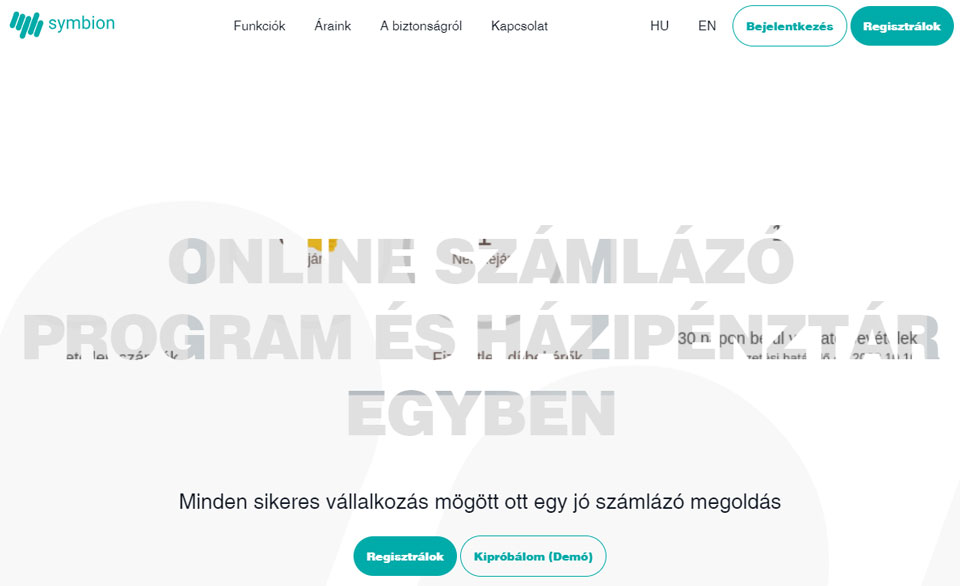 Symbion online számlázó program