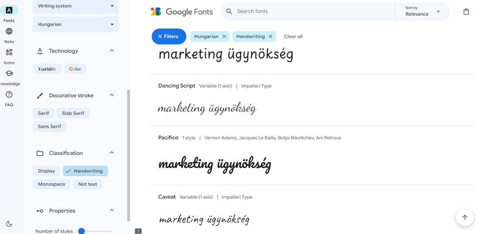 Google Fonts
