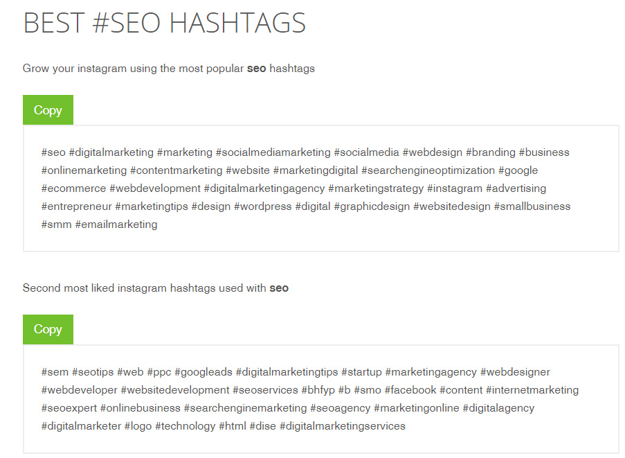 Hashtag generáló - Best-hashtags
