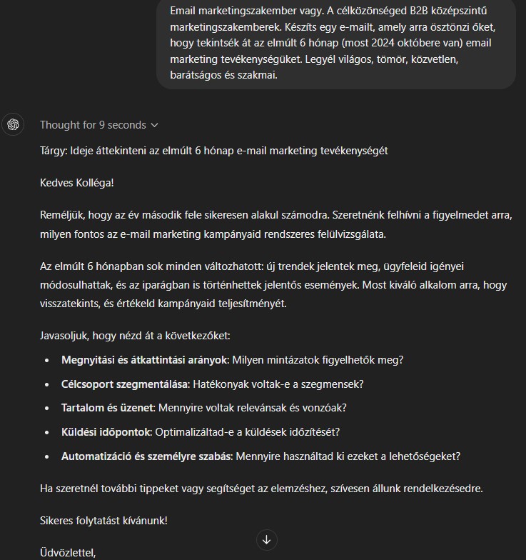 AI GPT szöveggenerálás