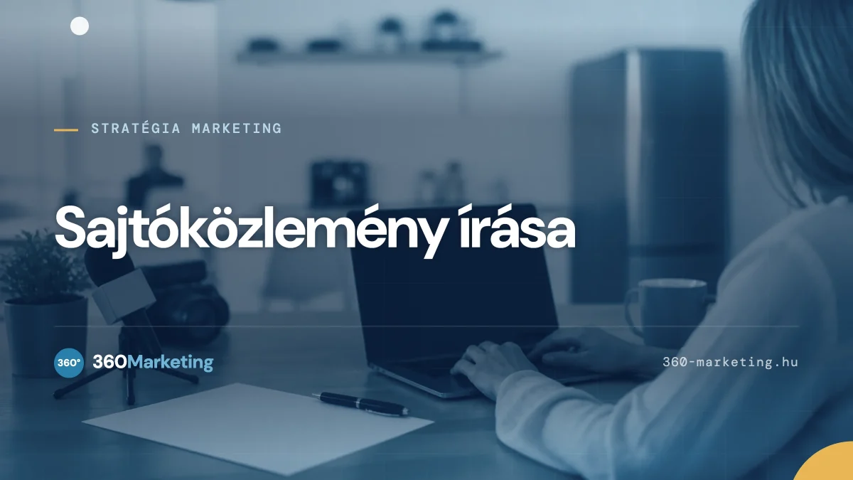 Sajtóközlemény írása