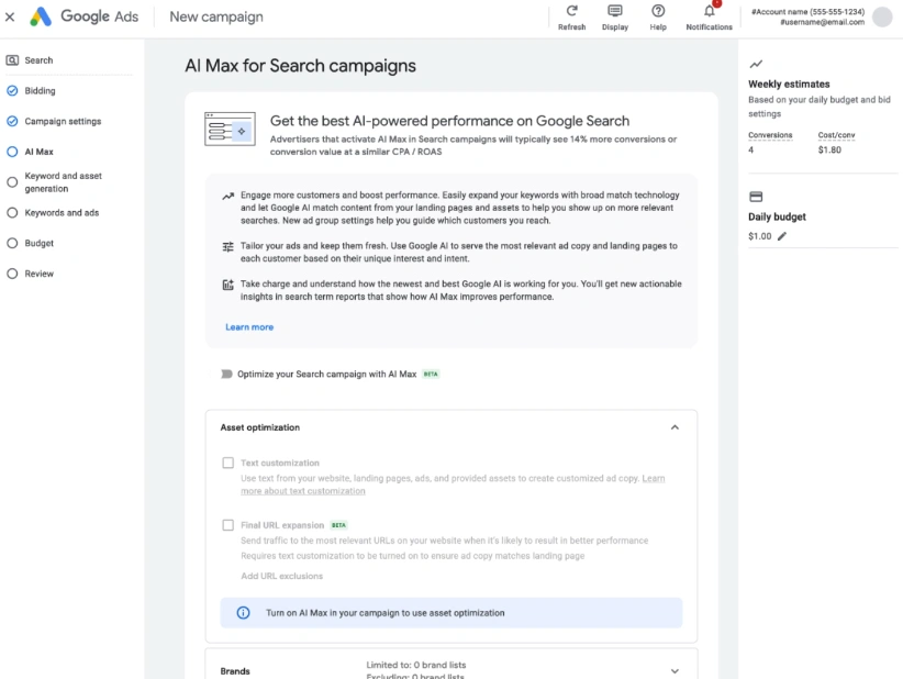 AI Max for Search